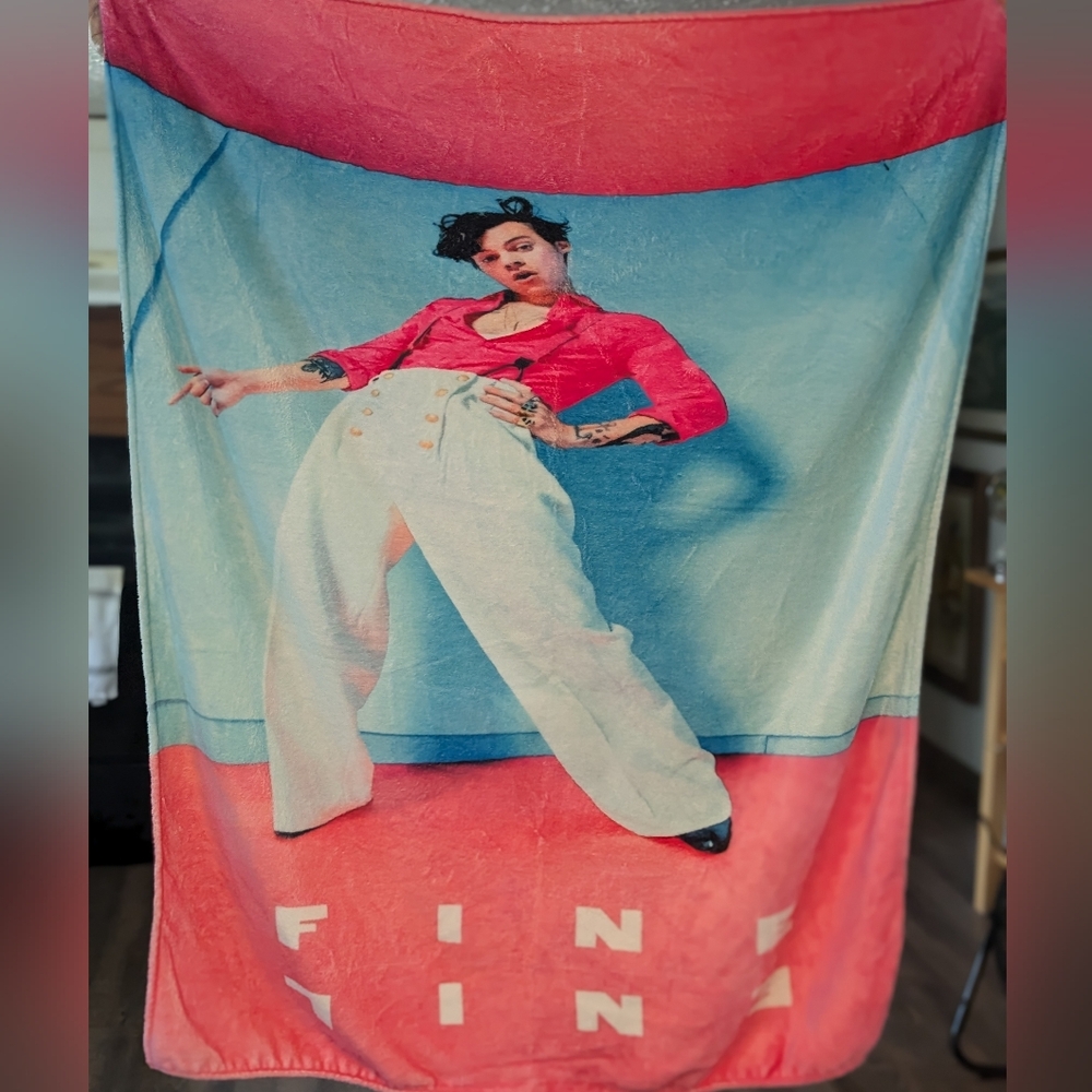 harry styles fine line Throw Blanket 36" X 49" Clean Ready To Cuddle Up